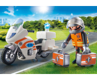 PLAYMOBIL Motocykl ratowniczy ze światłem - 539898 - zdjęcie 4
